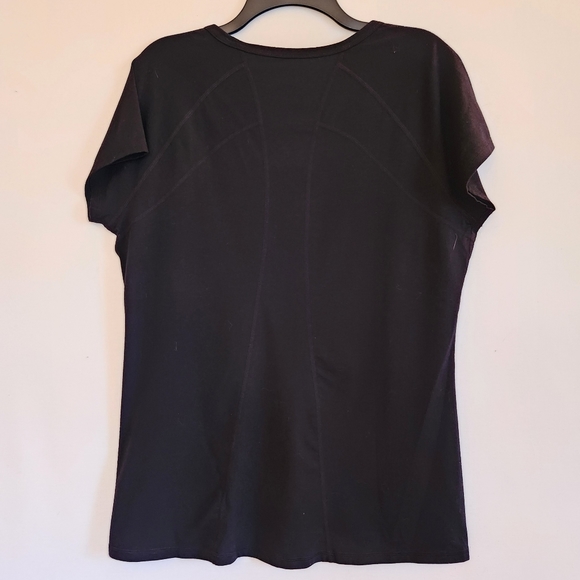 Z by Zella Black Active Short Sleeve Tee womens size xl - Picture 6 of 9